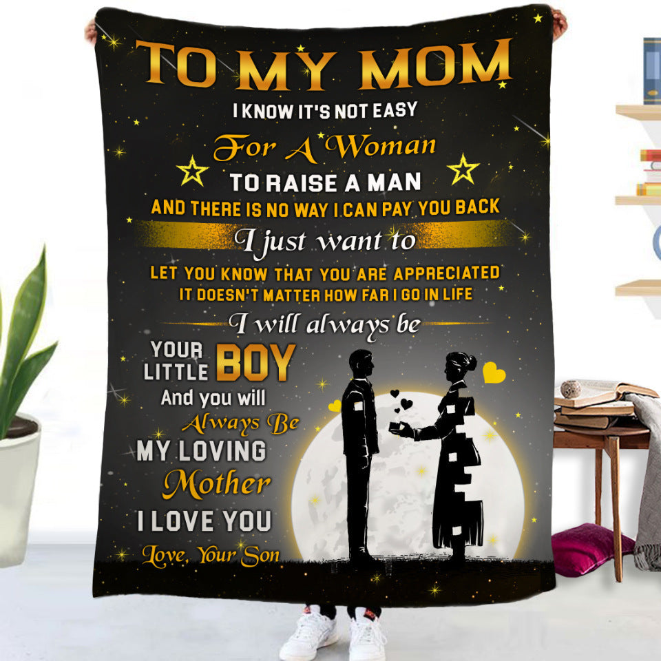 Double-sided Flannel Air Conditioning Napping Cover Blanket
