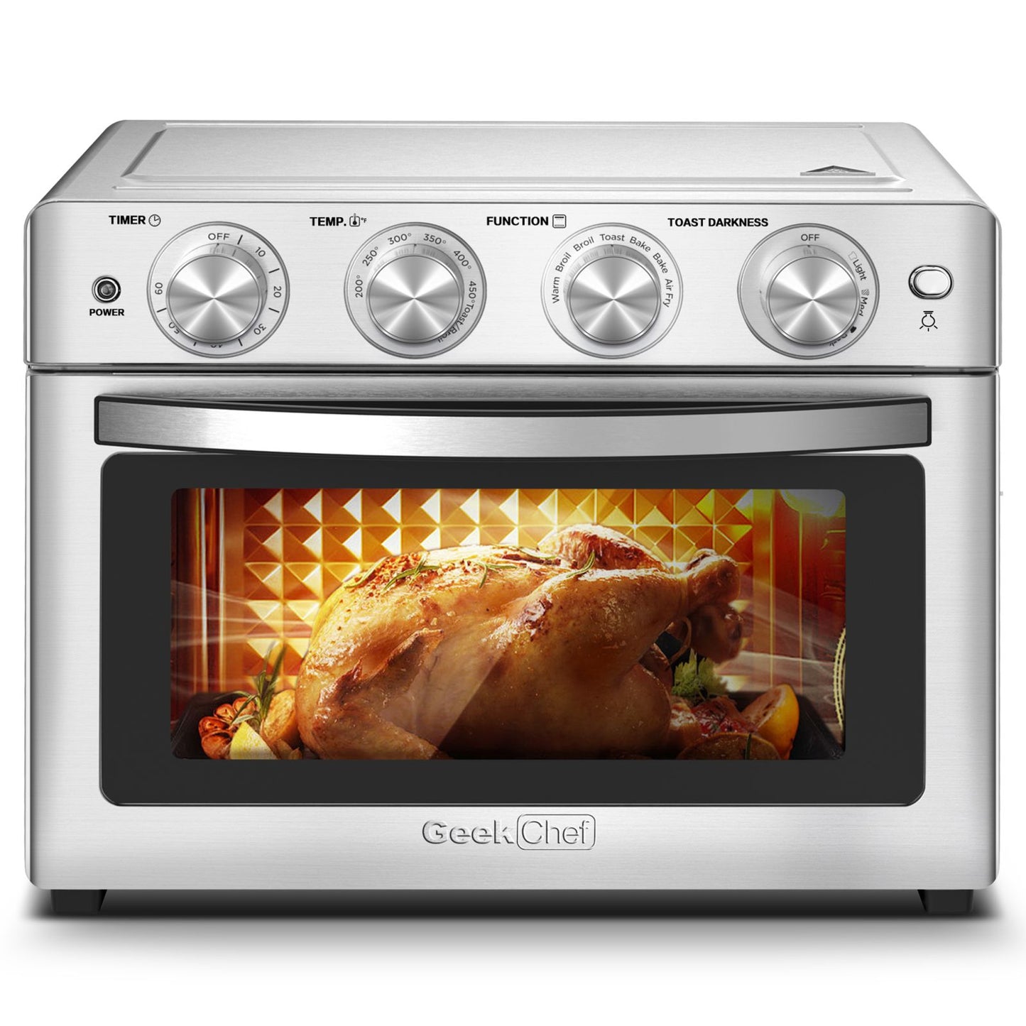 Air Fryer 6 Slice 26QT 26L Air Fryer Fry Oil-Free Extra Large Toaster