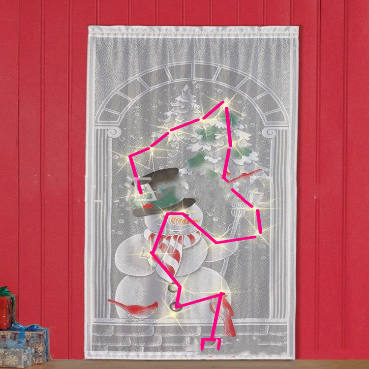 Merry Christmas Santa Claus Snowman Deer Christmas Present