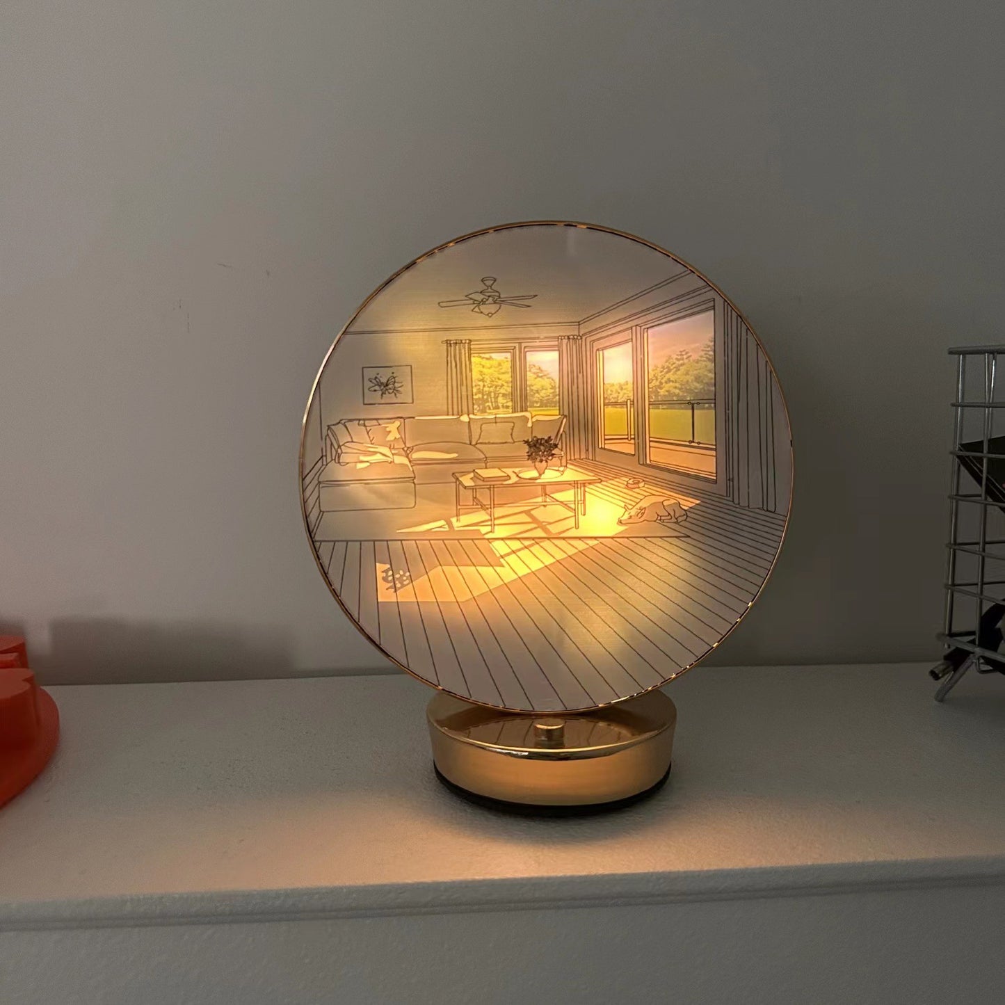 Led Painting Lamp Living Room Light Painting Small Night Lamp