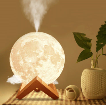 Lunar Humidifier Night Light Bedroom Household Aromatherapy