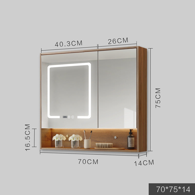 Smart Cabinet With Led Lights Anti-fog Hanging Wall Type
