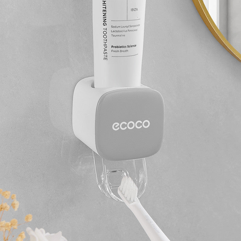 Toothpaste Rack Fully Automatic Toothpaste Holder Wall-mounted