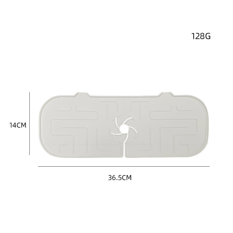 Silicone Faucet Mat Absorbent Mat Sink Splash Guard Washable