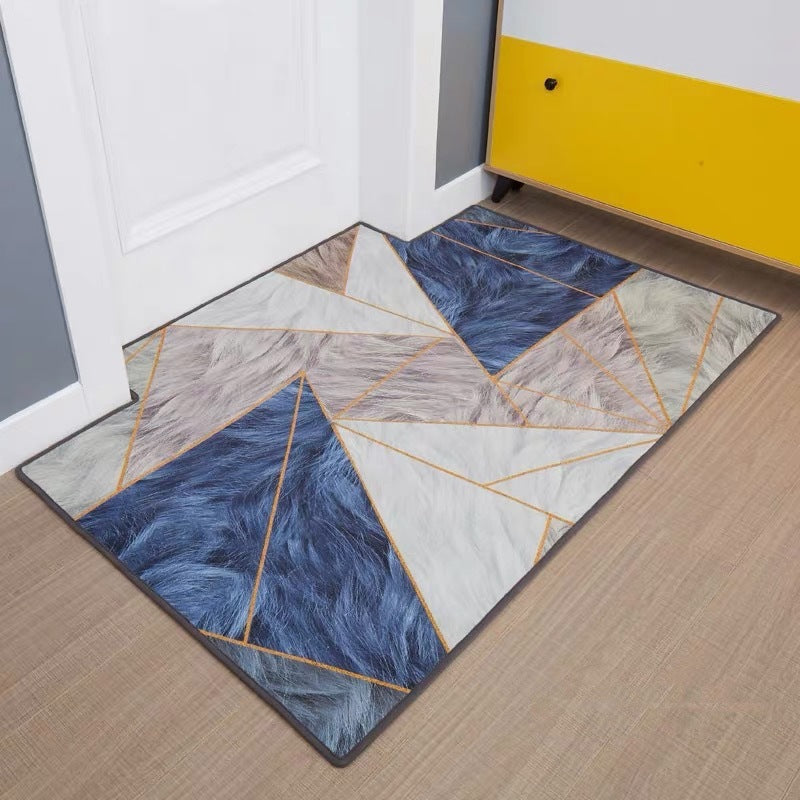 Modern Minimalist Home Entrance Floor Mats Custom Human Door Mats