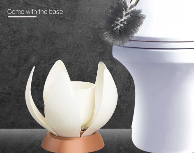 Soft Bristle Toilet Brush Holder Included Sturdy Easy Clean