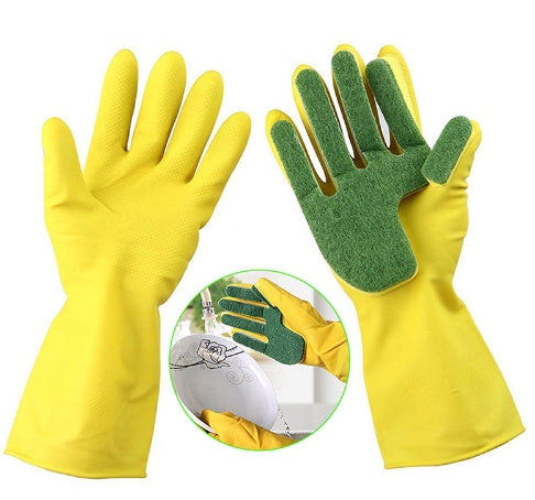1 Pair Creative Home Washing Cleaning Gloves Garden