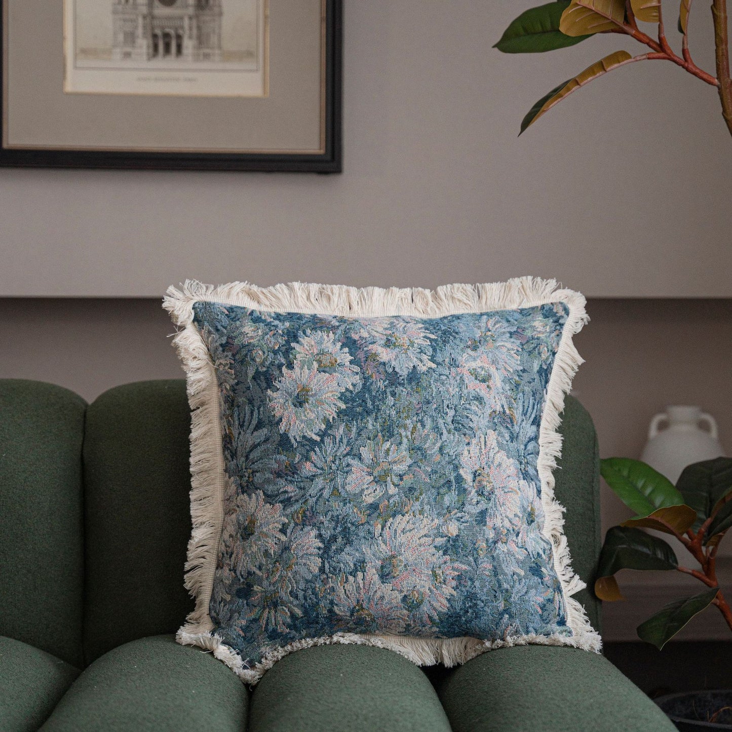 Jacquard Multicolor Sofa Pillow Cases