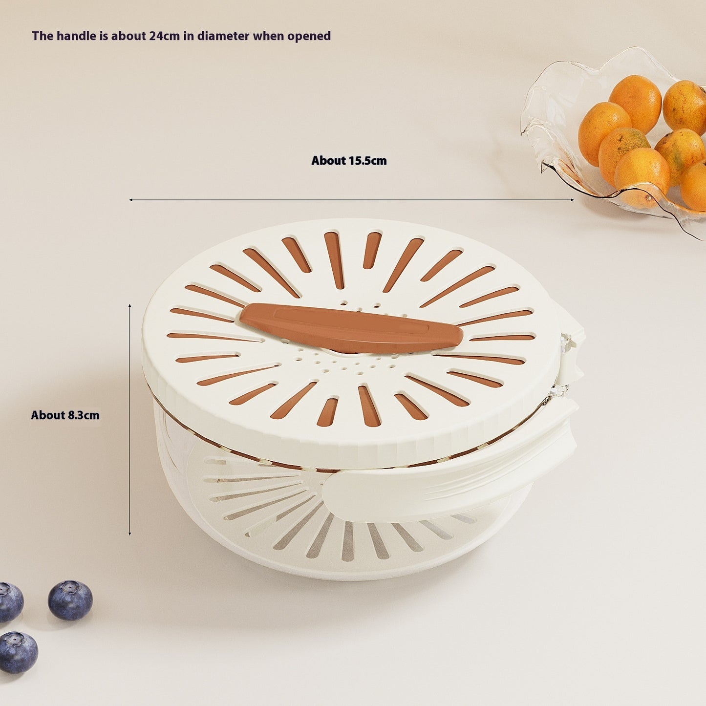 Draining Basket With Lid Kitchen Fruit Washing Kitchen Gadgets