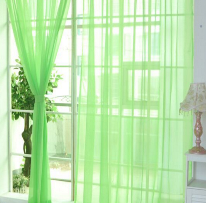 Curtains Solid Tulle Modern Curtains For Living Room