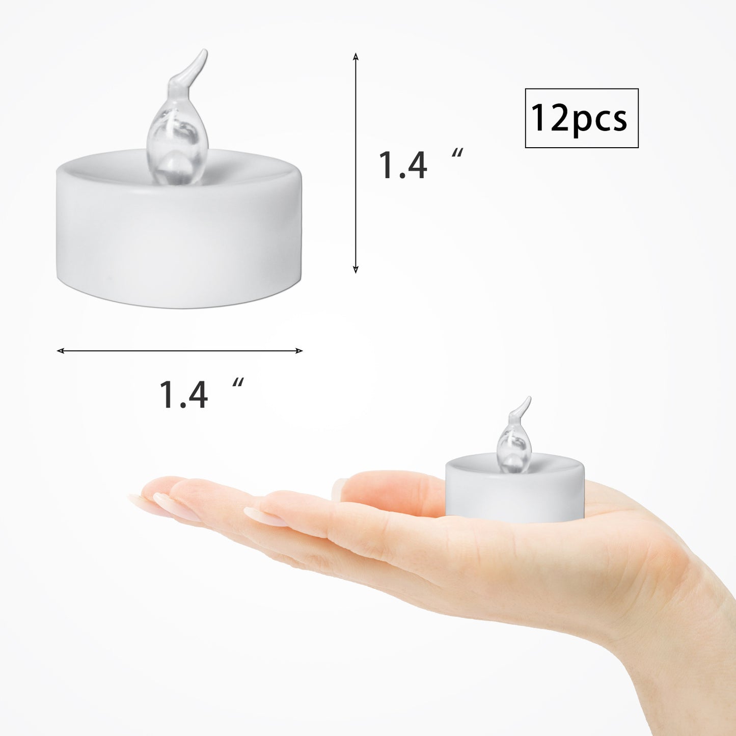 Electronic Candles Flickering LED Tea Light Battery Operate Bedside