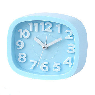 Clocks-Battery Alarm Desk-Table Square Bedside Home-Decor