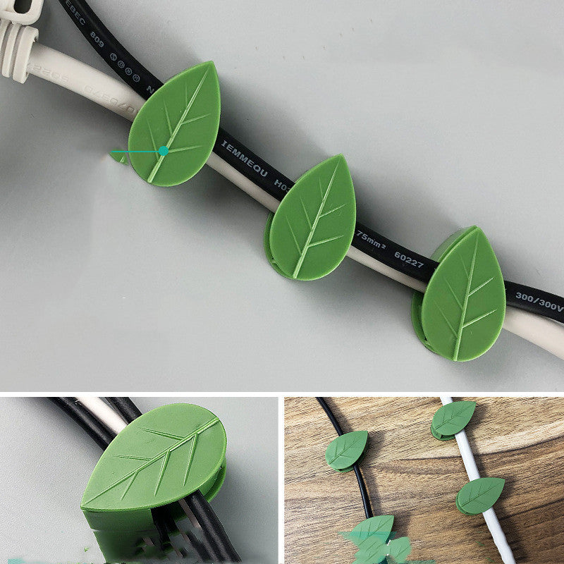 Self-Adhesive Plant Fixture Clip Green Dill Fixator Garden Decor