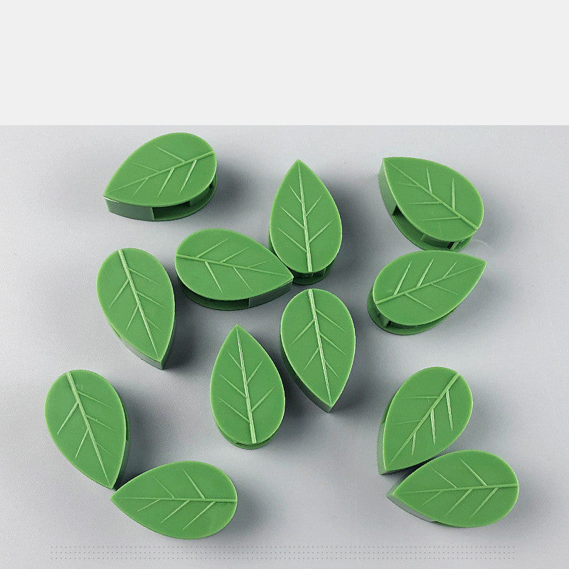 Self-Adhesive Plant Fixture Clip Green Dill Fixator Garden Decor