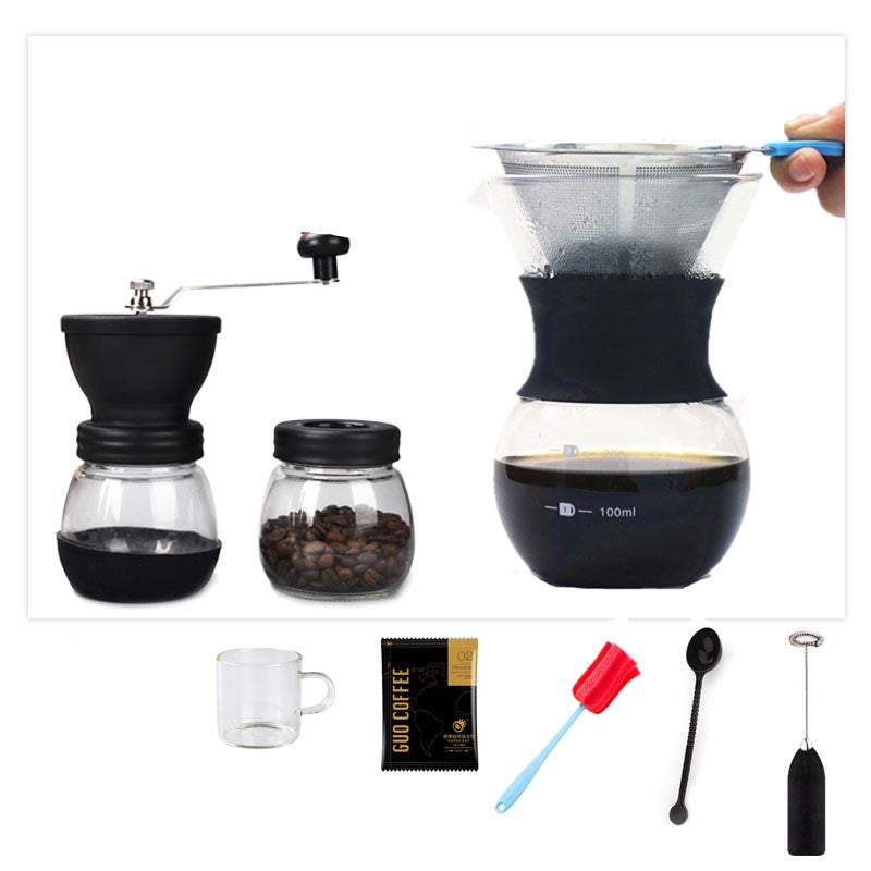 Large Capacity Coffeeware Hand-made Coffee Pots with Stainless Steel Filter