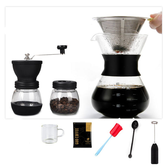 Large Capacity Coffeeware Hand-made Coffee Pots with Stainless Steel Filter