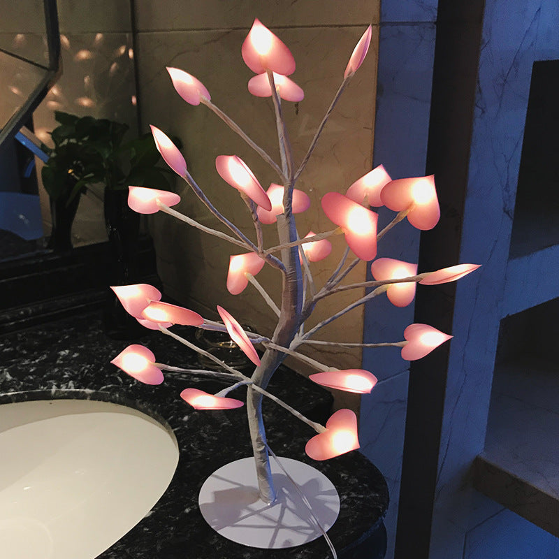 LED Night Light Wire Garland Lamp For Home Kids Bedroom Decor