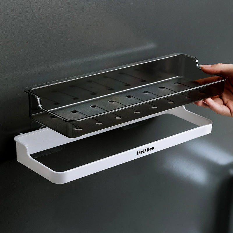 Wall Hanging Free Punching Vanity Bathroom Rack Storage Rack