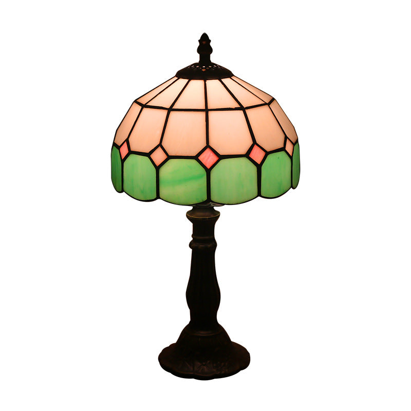 Lamp Bedroom Bedside Lamp Retro Bar Yellow Glass Lamp