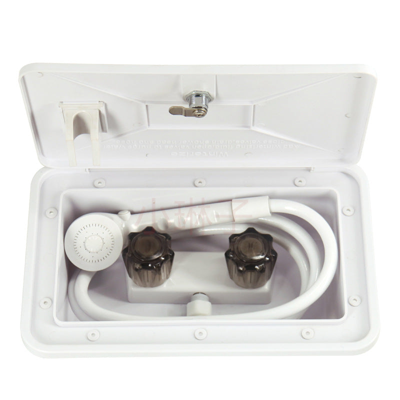 Hot And Cold Switch Rain Shower Head With Plastic Hose