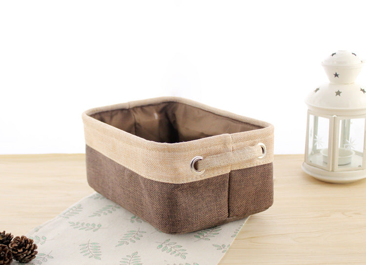 Nordic Fabric Storage Box Without Cover Imitation Cotton