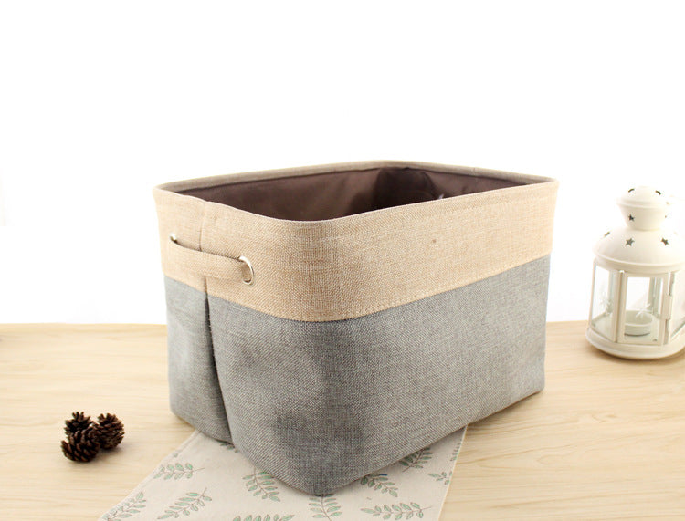 Nordic Fabric Storage Box Without Cover Imitation Cotton