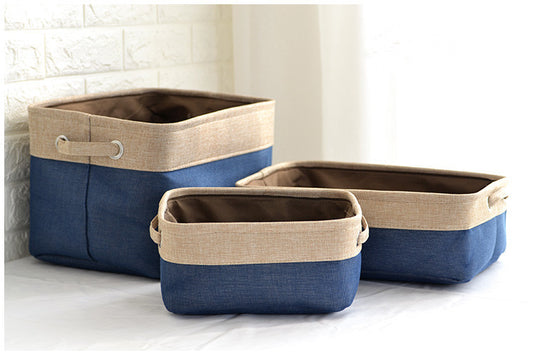 Nordic Fabric Storage Box Without Cover Imitation Cotton
