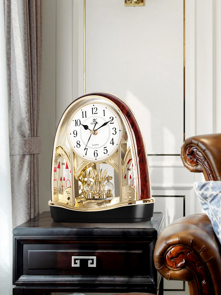 Overlord Silent Clocks Chinese Style Creative Desk Clock