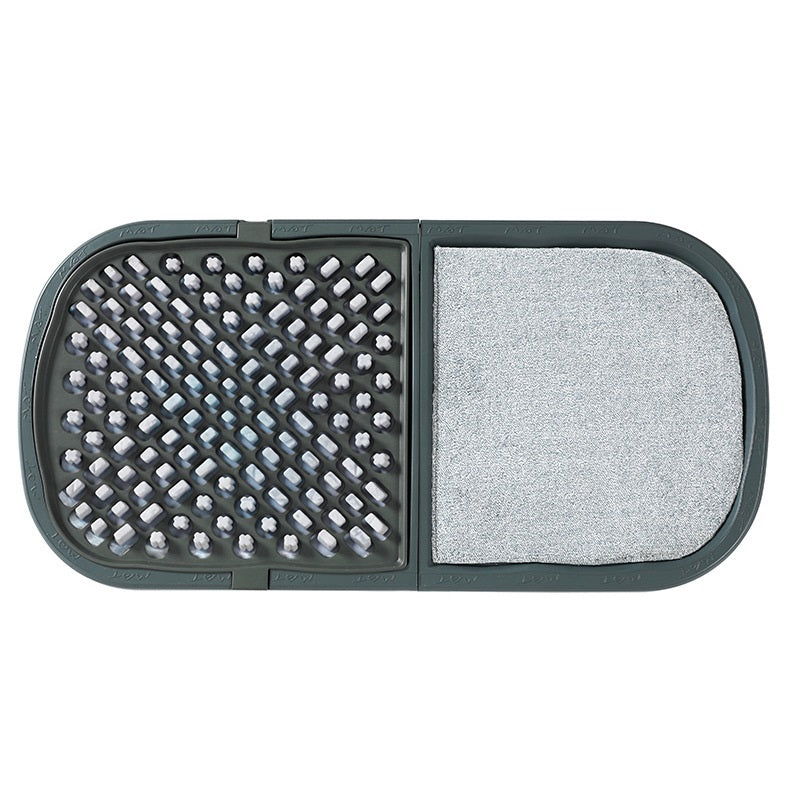 Clean The Floor Mats With Soles Of The Entrance Hall