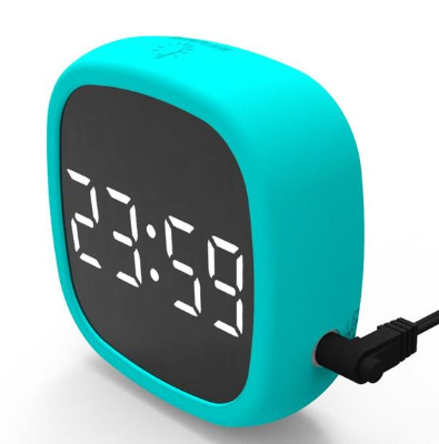 Voice Control Mirror Table Clock Home Decoration