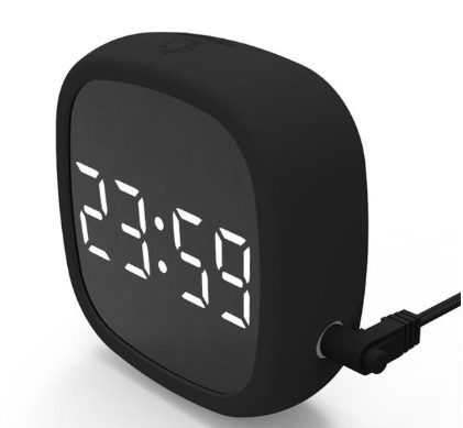 Voice Control Mirror Table Clock Home Decoration