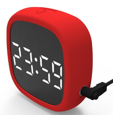 Voice Control Mirror Table Clock Home Decoration