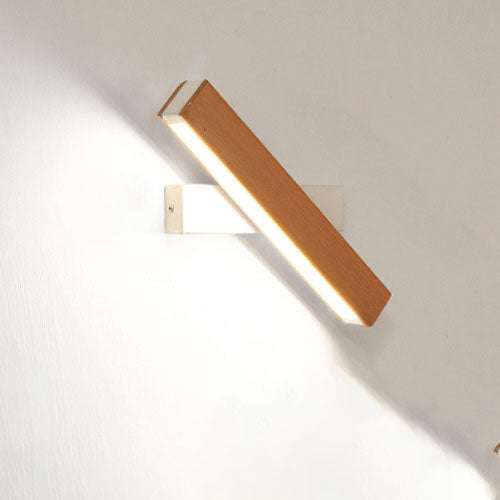 Wooden LED Wall Lamp Modern Adjustable Lighting Bar Home Decor