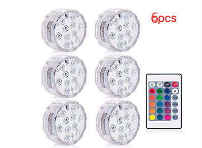 Light round candle lamp, LED for battery submersible lamp