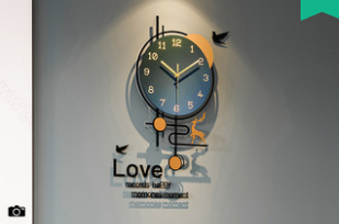 Clocks Wall Clocks Living Room Clocks Home Light Luxury