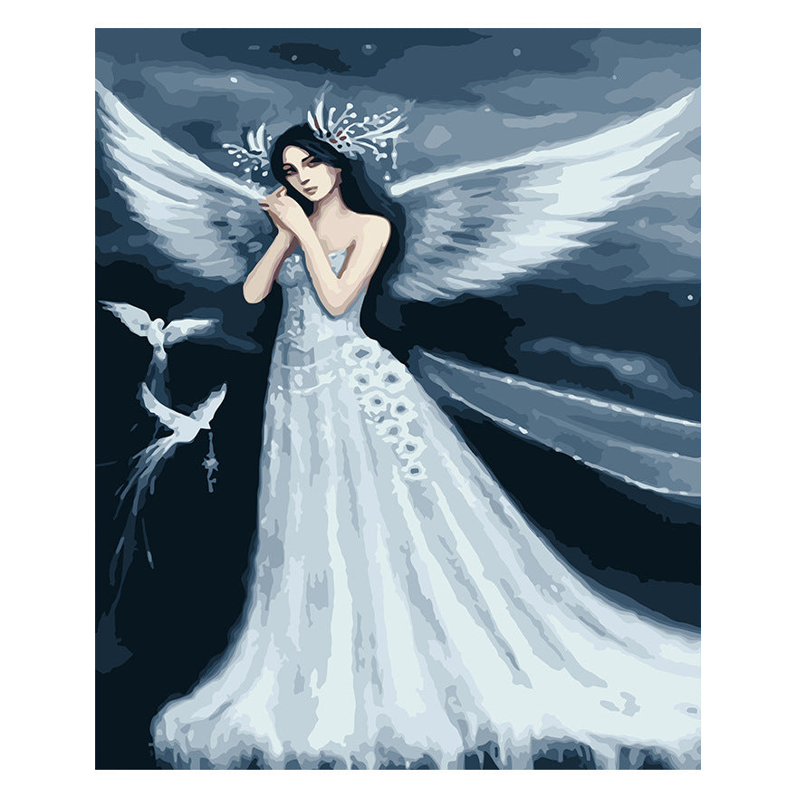 Hand-Painted DIY Digital Oil Painting Character Abstract Painting