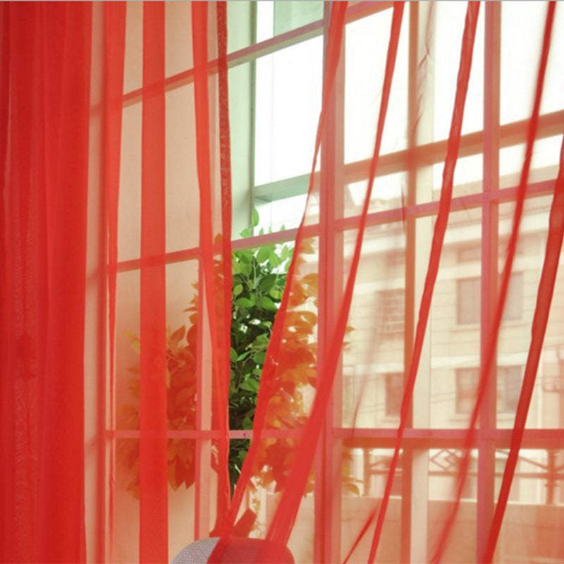 Curtains Solid Tulle Modern Curtains For Living Room