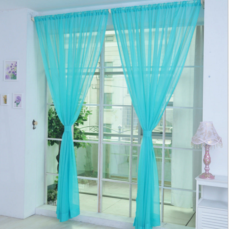 Curtains Solid Tulle Modern Curtains For Living Room