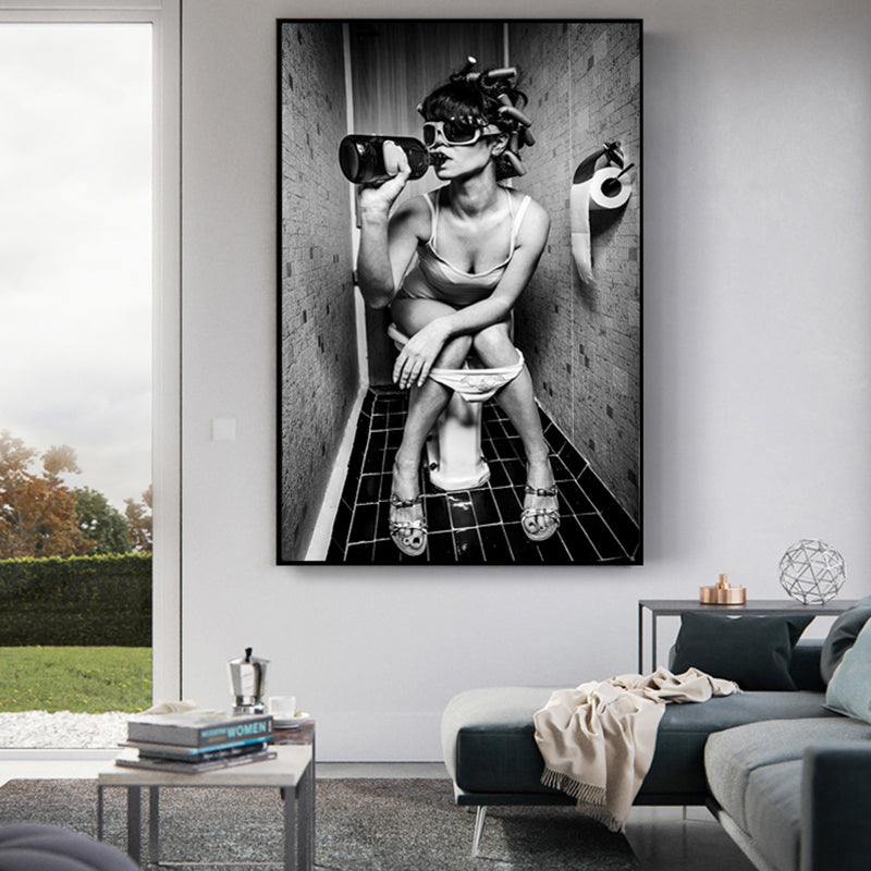 Sexy Woman Canvas Painting Bedroom Home Decoration Painting Core