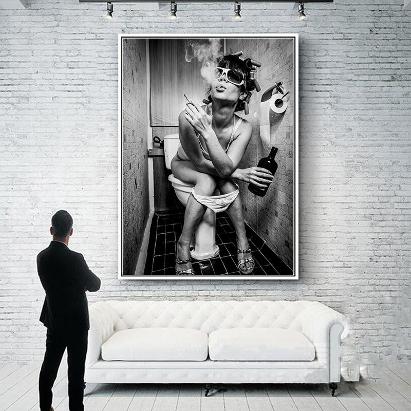 Sexy Woman Canvas Painting Bedroom Home Decoration Painting Core