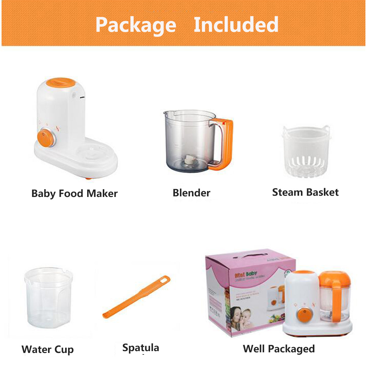 Multi-function Baby Food Processor Smart Infant Milk Blenders