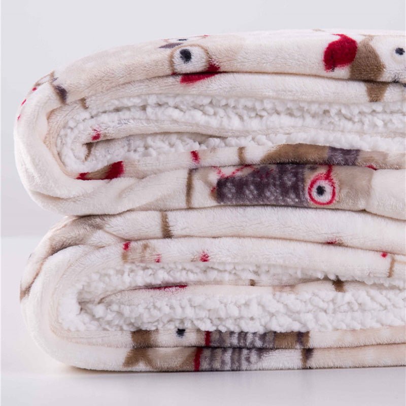Lambskin leg blanket