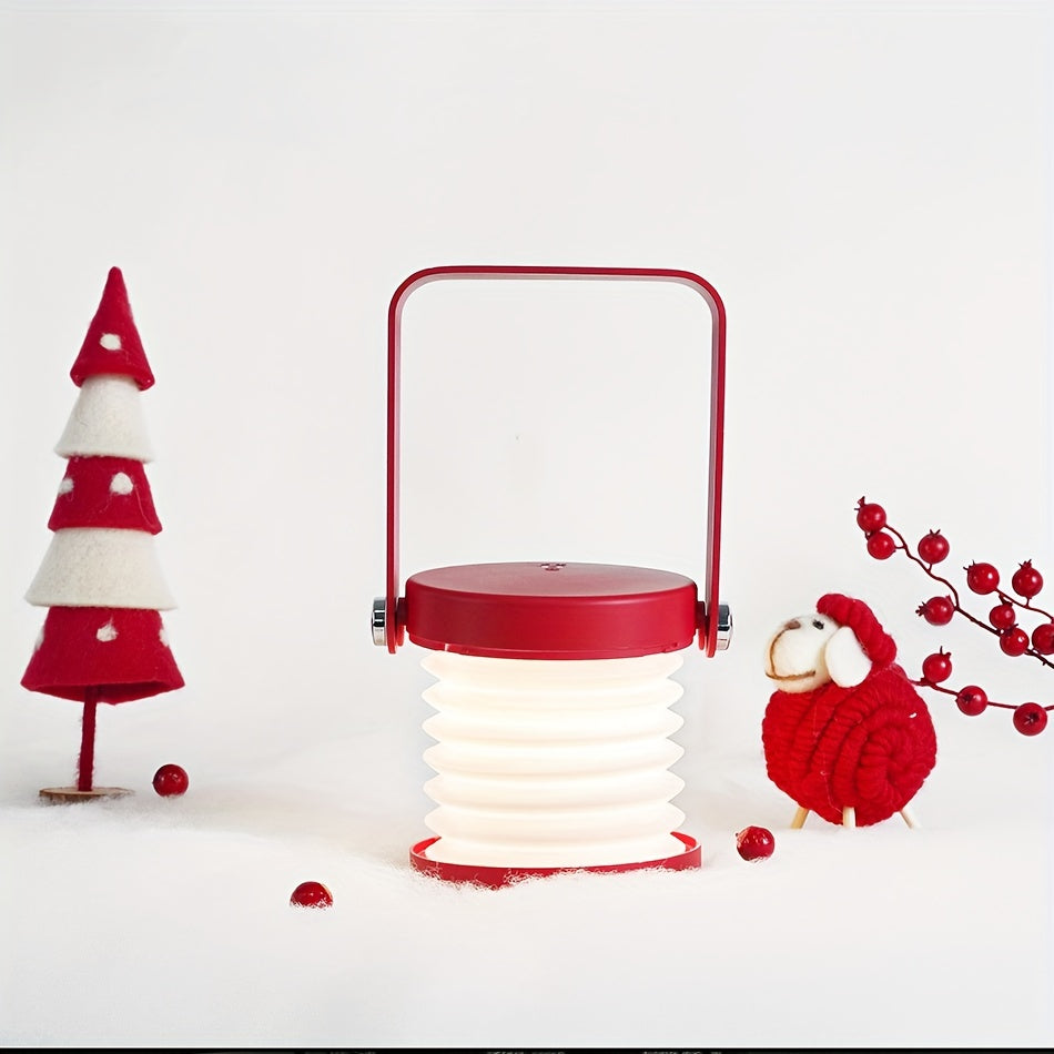 LED Lantern Light Nightlight Christmas Creative Folding Eye Lamp