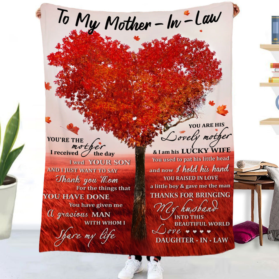 Double-sided Flannel Air Conditioning Napping Cover Blanket