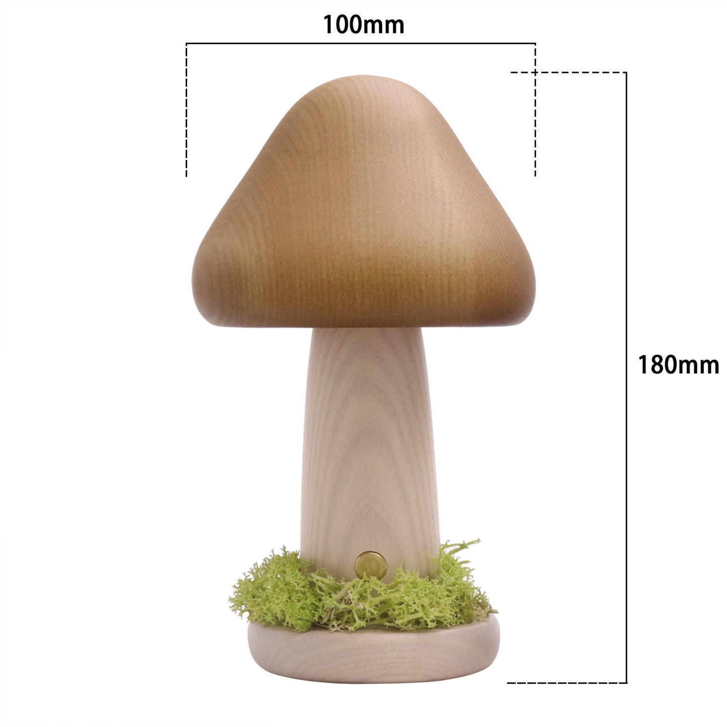 Twist Head Mushroom Small Night Lamp Warm Light Touch Home Decor