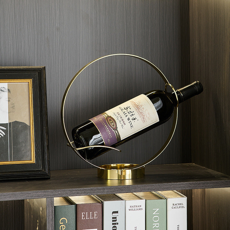 Home Living Room Entrance Dining Table Wine Rack