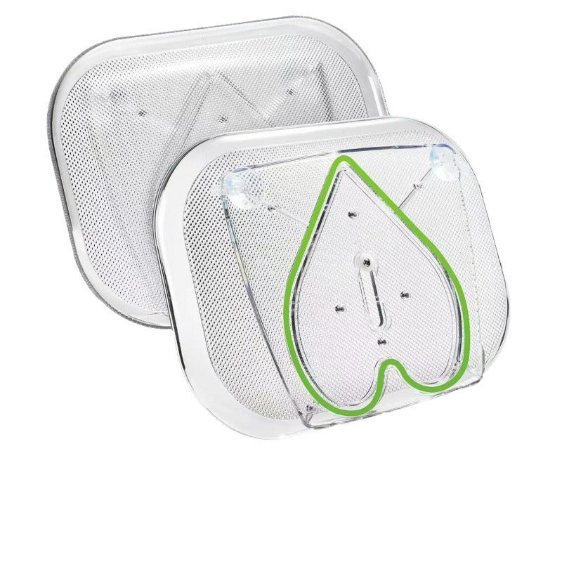 Refrigerator Rotating Tray Heart-shaped Track Transparent Refrigerator