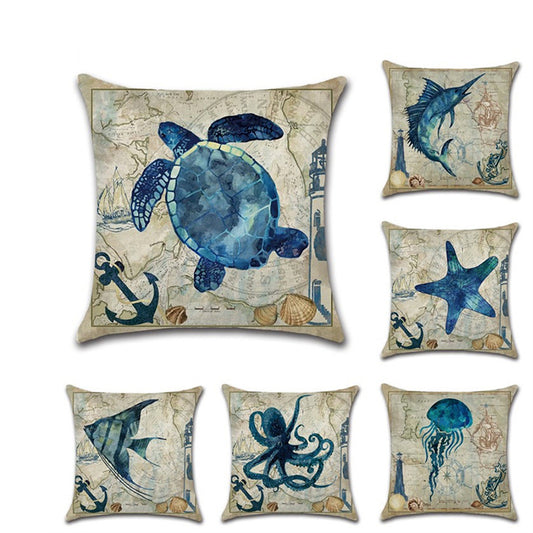 Marine Life series pillow cases