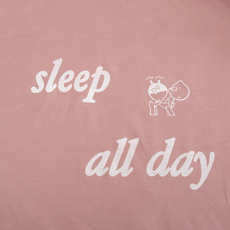 Solid color bedspread bed cover