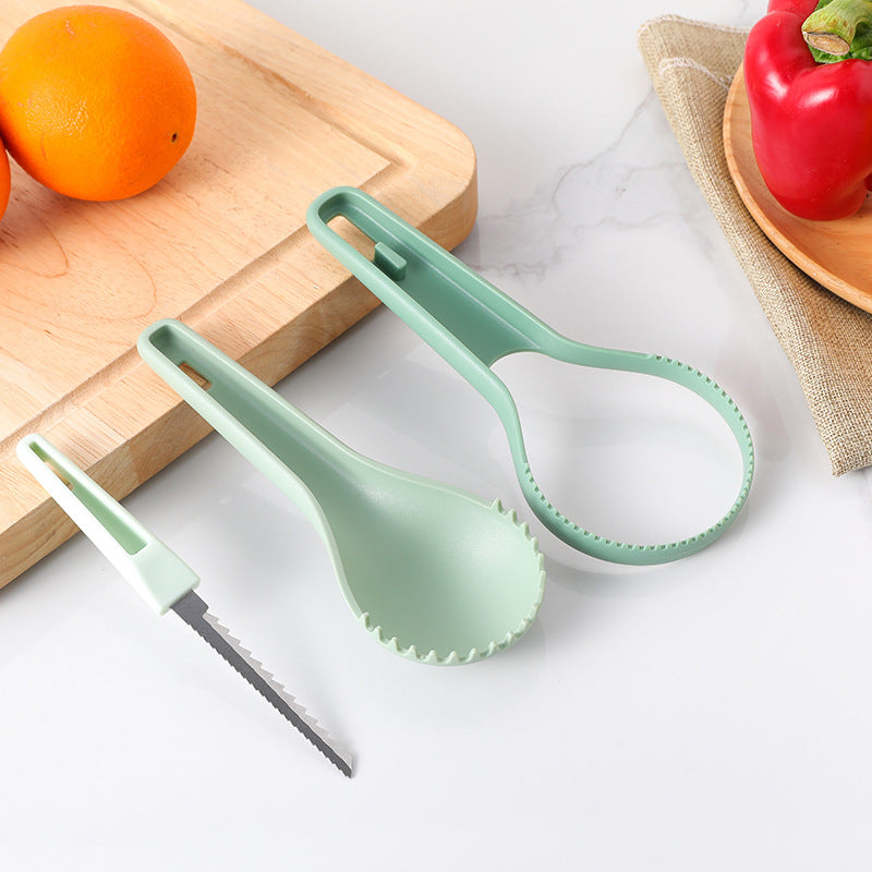 Fruit Digger Foldable Three-piece Melon And Fruit Separator